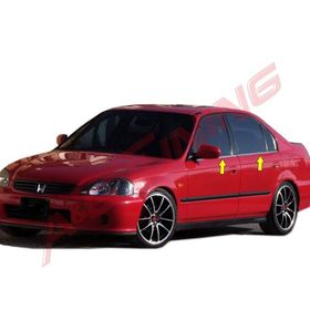 Honda Civic Tk 1996-2002 Paslanmaz Çelik 4 Parça Krom Cam Çıtası