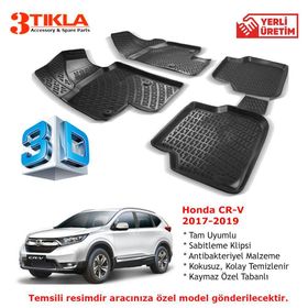 Honda Cr-v 2018-2019 Seti 3D Havuzlu Paspas