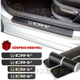 Honda Cr-v 4 Adet Karbon Kapı Eşiği Sticker