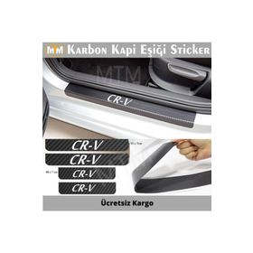 Honda Cr-v 4 Adet Karbon Kapı Eşiği Sticker