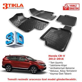 Honda Crv 2016 3D Havuzlu Paspas