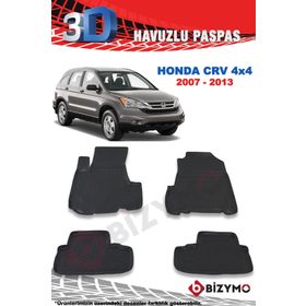 Honda CRV Suv 2007-2013 Premium 3D Bej Havuzlu Oto Paspas Bizymo