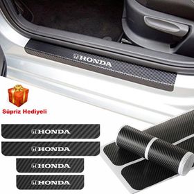 Honda Hr-v 4 Adet Karbon Kapı Eşiği Sticker