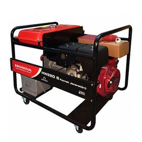Honda HW 220 S 6.5 kVA Trifaze Marşlı Benzinli Jeneratör