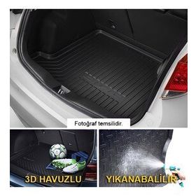 Honda Jazz 1. Nesil Hb 2002-2008 Premium 3D Havuzlu Oto Paspas Bizymo