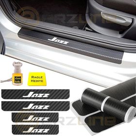 Honda Jazz 4 Adet Karbon Kapı Eşiği Sticker