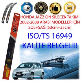 Honda Jazz Hybrid 2002-2008 Silecek Takımı