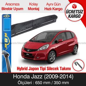 Honda Jazz RBW Hybrid 2009-2014 Silecek Takımı