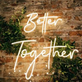 Honey Concept Better Together Led Duvar Yazısı Dekoratif Duvar Aydınlatması Gece Lambası