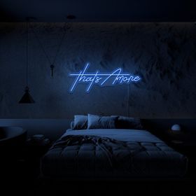 Honey Concept That's Amore Neon Duvar Yazısı Dekoratif Duvar Aydinlatmasi Gece Lambası Led