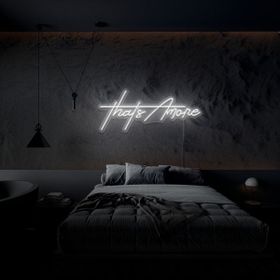 Honey Concept That's Amore Neon Duvar Yazısı Dekoratif Duvar Aydinlatmasi Gece Lambası Led