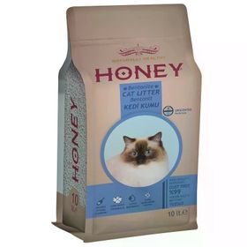 Honey Natural 10 lt Karbonlu Kokusuz Kedi Kumu