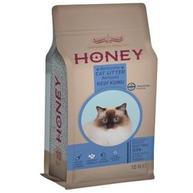Honey Natural 10 lt Karbonlu Kokusuz Kedi Kumu