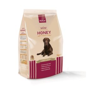 Honey Premium Kuzu Etli Pirinçli 15 Kg Yetişkin Köpek Maması