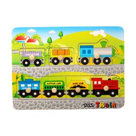 Hongji Tren Ahşap Puzzle