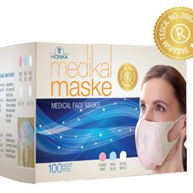 Honka Pembe 100 adet Medikal Maske