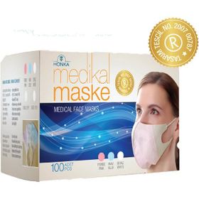 Honka Pembe 100 adet Medikal Maske