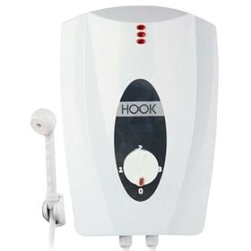 Hook Spring Lüks Siyah Elektrikli Ani Su Isıtıcı Banyo Şofbeni