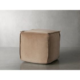 Hoom Concept Norde Kadife Kahverengi Puf