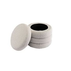 Hoom Concept Relax Teddy Beyaz Sandıklı Puf