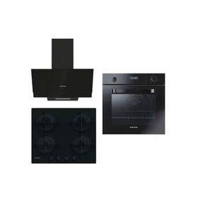 Hoover 3051B - HVW6MB - HDG6C2GBTK Siyah 3'lü Ankastre Set