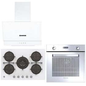Hoover 3051WI - HVG74WK3W - HDG6C2GWTK Beyaz 3'lü Ankastre Set