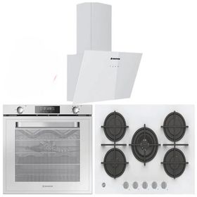 Hoover HOAT 3150 - HDG6CI1GWTK - HVG74WK3W Beyaz 3'lü Ankastre Set