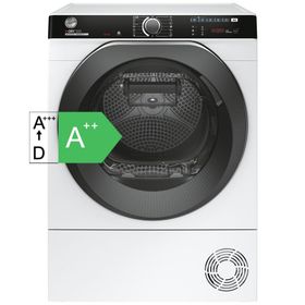 Hoover NDPEH10A2TCBEXSS A++ 10 Kg Wi-Fi + Bluetooth Bağlantılı Isı Pompalı Kurutma Makinesi Beyaz Siyah Kapaklı