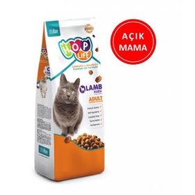 Hop Life 1 kg Kuzu Etli Yetişkin Açık Kedi Maması