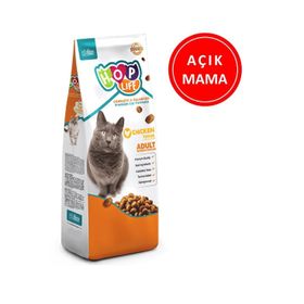 Hop Life 1 kg Yetişkin Tavuklu Sterilise Açık Kedi Maması