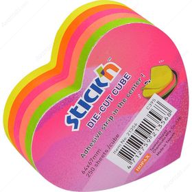 Hopax 21356 Neon Kalp 250 Yaprak 67x67 mm Yapışkanlı Not Kağıdı
