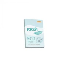 Hopax 21743 Stickn 100 Yaprak 76x51 mm Eco Patel Mavi 12 Adet Yapışkanlı Not Kağıdı