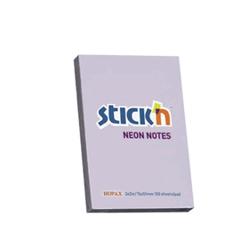Hopax Stıckn 76X51 mm Pastel Lila 100 Yaprak Yapışkanlı Not Kağıdı