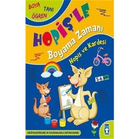 Hopiş Ve Kardeşi - Hopişle Boyama Zamanı | Timaş Yayınları