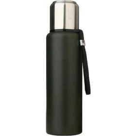 Horecamark Siyah 750 ml Paslanmaz Vakumlu Termos