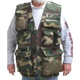 Horizon Av 26-0076 LongBass Yeşil Kamuflaj Av Yeleği