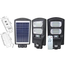 Horoz 074-009-0100 Grand-100 6400K Beyaz Işık Led Sensörlü+Kumandalı Solar Sokak Lambası