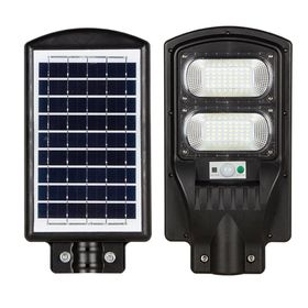Horoz 100 W Siyah Led Solar Güneş Enerjili Beyaz Işık Lamba Sokak Armatür