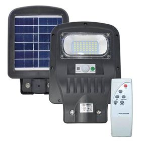 Horoz 50 W Beyaz Işık Siyah Led Solar Güneş Enerjili Lamba Sokak Armatür