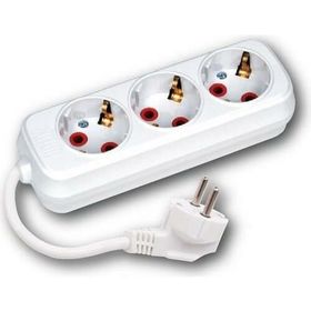 Horoz Electric 3'lü 2 mt Topraklı Kablolu Klemensli Grup Priz