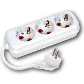 Horoz Electric 3'lü 2 mt Topraklı Kablolu Klemensli Grup Priz