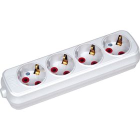 Horoz Electric 4'lü Topraklı Kablosuz Klemensli Grup Priz