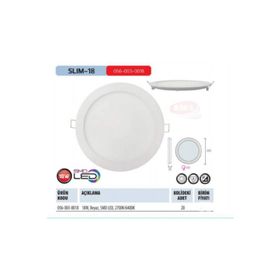 Horoz Slim-18W Beyaz Led Panel Armatür