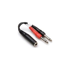 Hosa 1/4 inç TRS F - Dual 1/4 inç TS M Stereo Breakout Kablo
