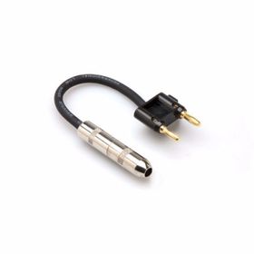 Hosa 1/4'' TS (F) Dual Bananahoparlör Adaptörü
