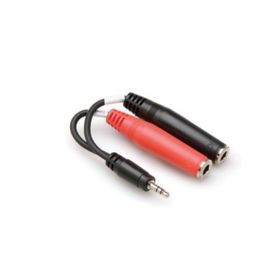 Hosa 3.5 mm TRS M - Dual 1/4 inç TS F Stereo Breakout Kablo