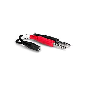 Hosa 3.5 mm TRS M - Dual 1/4 inç TS F Stereo Breakout Kablo