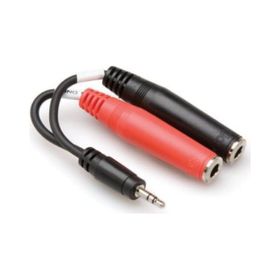 Hosa 3.5 mm TRS M - Dual 1/4 inç TS F Stereo Breakout Kablo