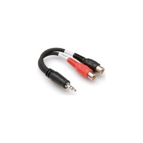 Hosa 3.5 mm TRS M - Dual RCA F Stereo Breakout Kablo