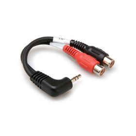 Hosa 3.5 mm TRS M - Dual RCA F Stereo Breakout Kablo